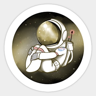 Lost Space Man Sticker